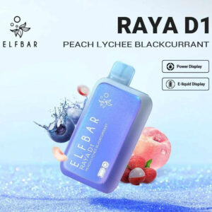 109.jpg ELF BAR RAYA D1 – Peach Lychee Blackcurrant