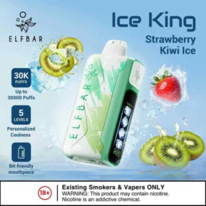 124.jpg Elf Bar Ice King – Strawberry Kiwi Ice – 30K